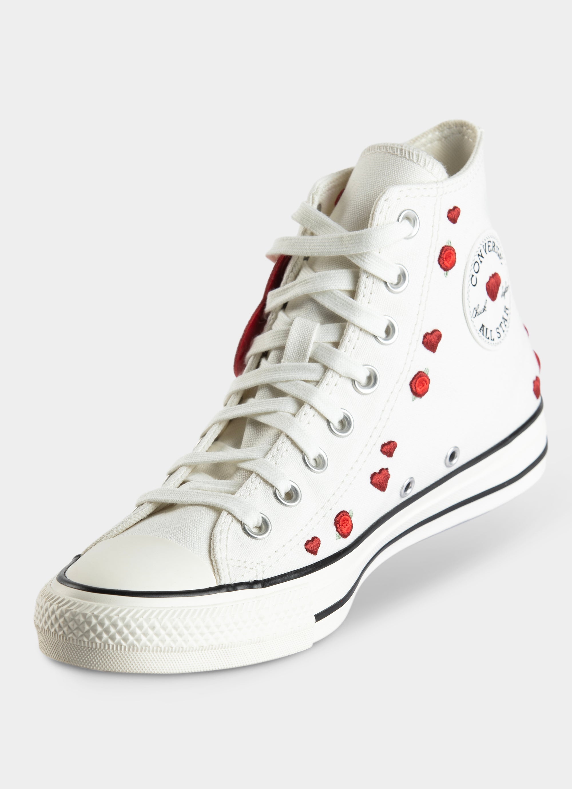 Converse Chuck Taylor Valentines Hi Shoes - Womens in White