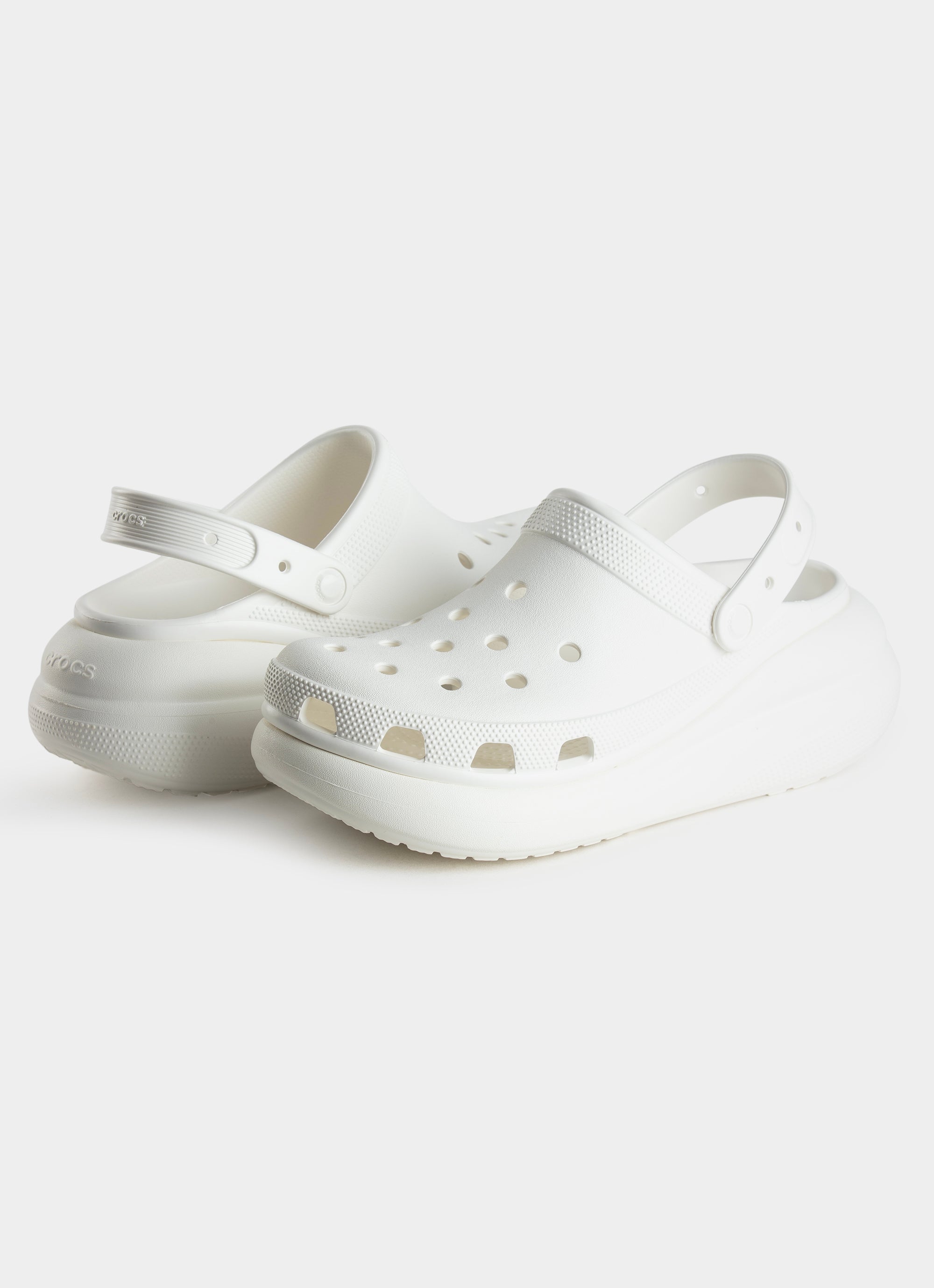 Crocs Classic Crush Clog - Unisex in White