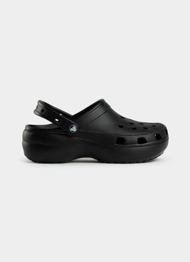 Crocs Classic Platform Clog - Women in Black