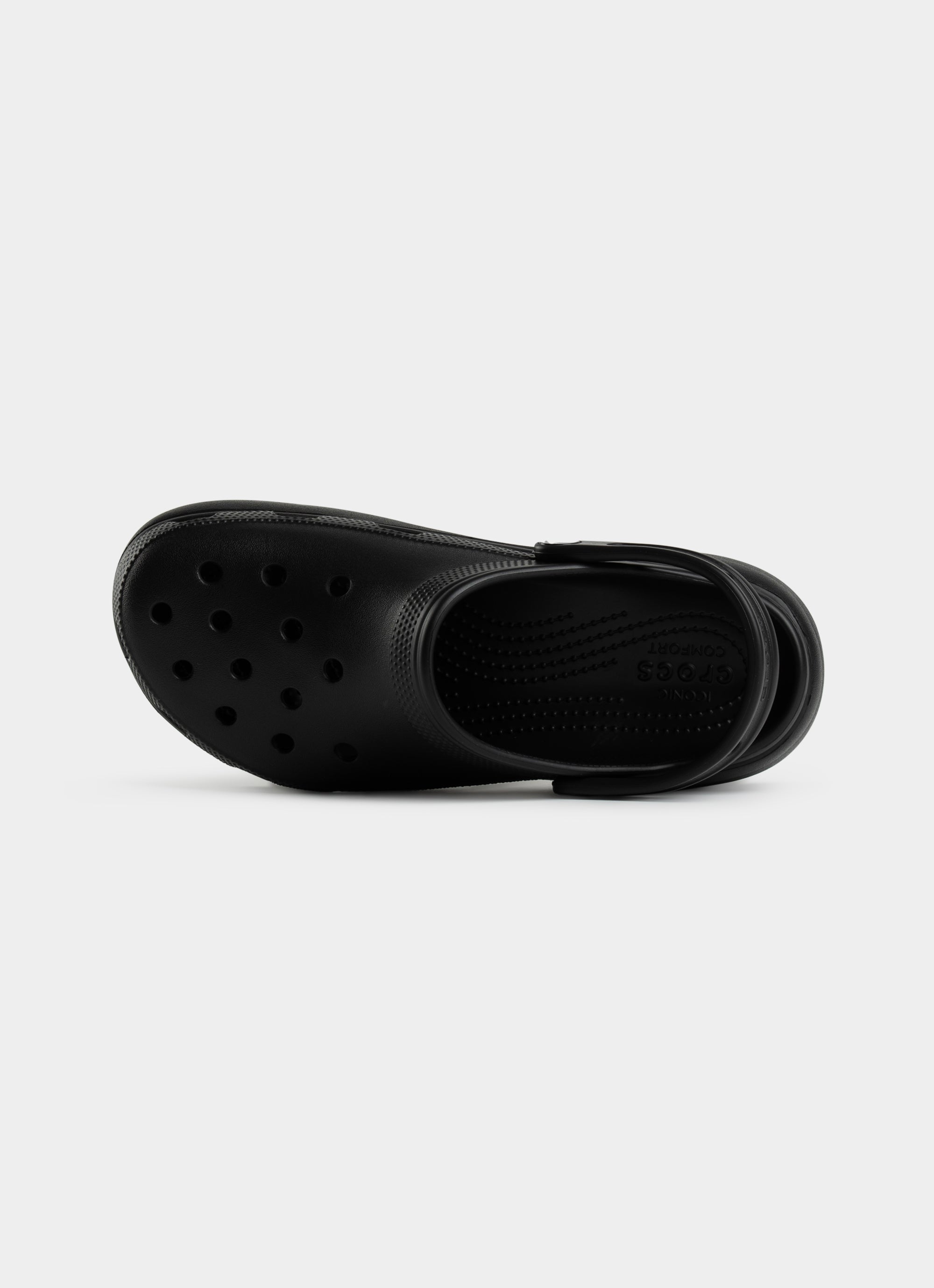Crocs Classic Platform Clog - Women in Black