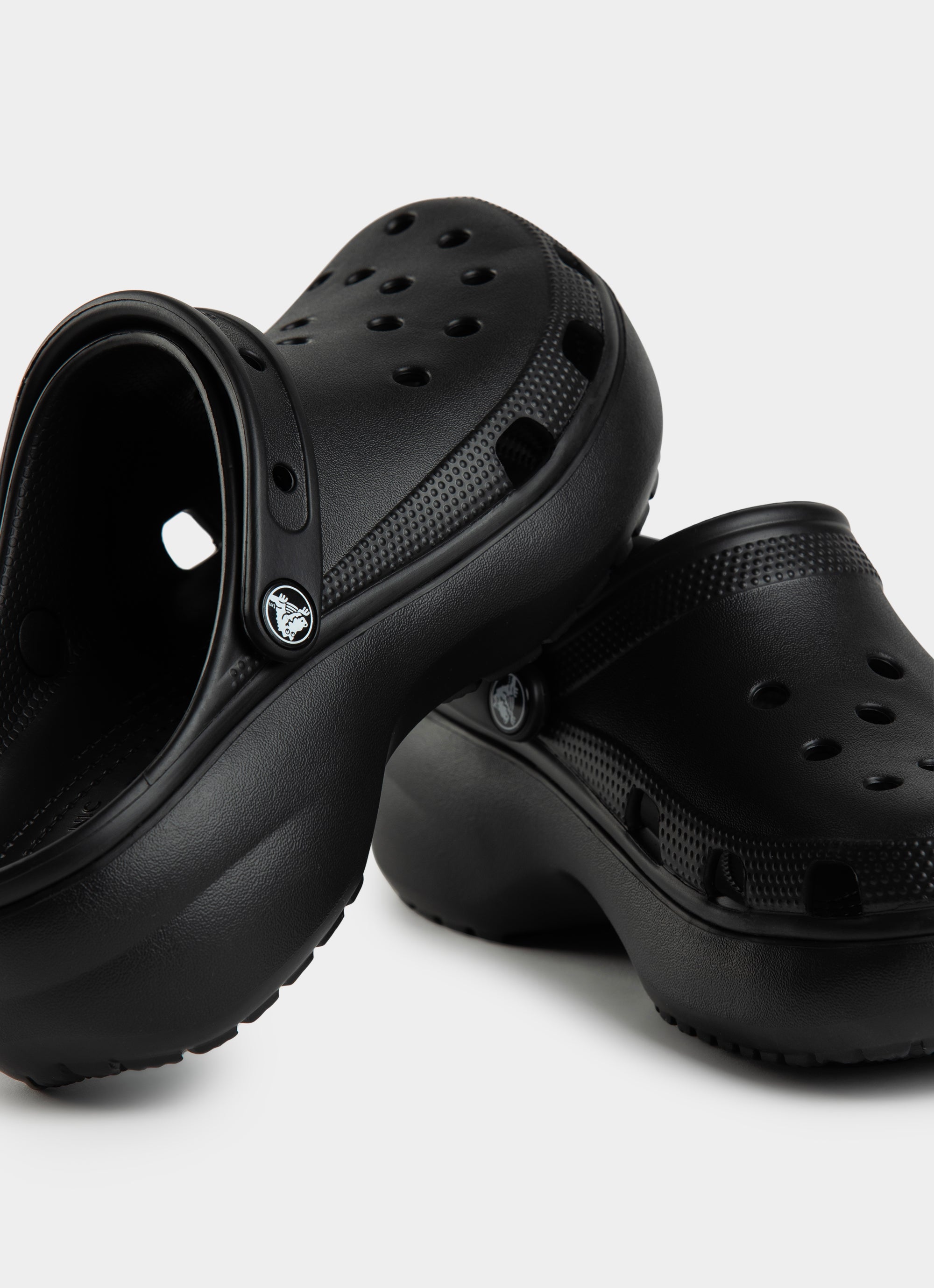Crocs Classic Platform Clog - Women in Black