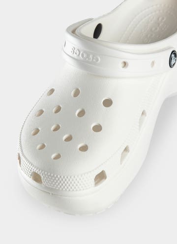 Crocs Classic Platform Clog - Womens in White