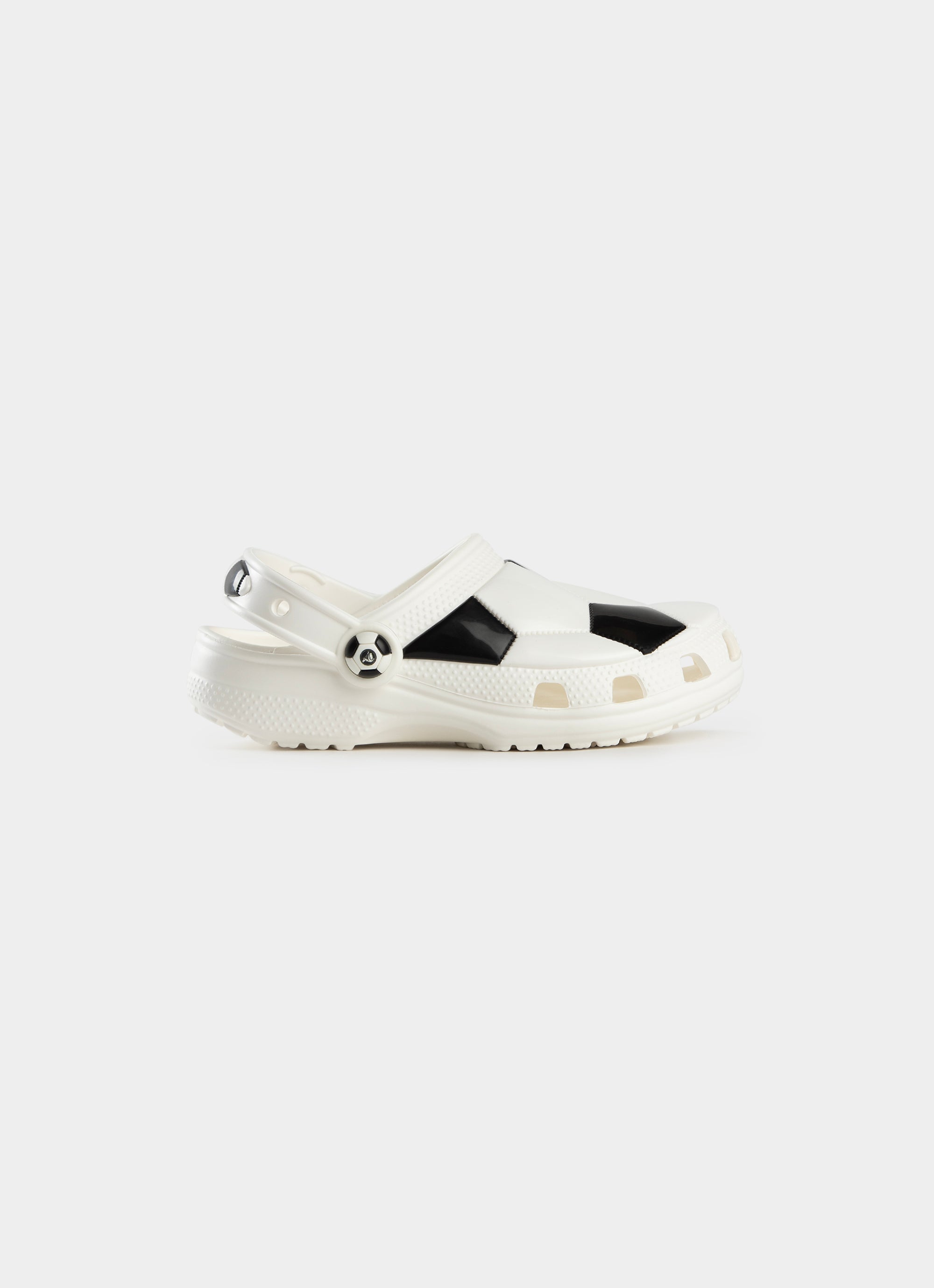 Crocs Classic Soccer Ball Clog - Kids in White