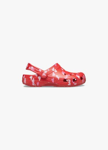 Crocs Classic V Day Clog - Kids in Red