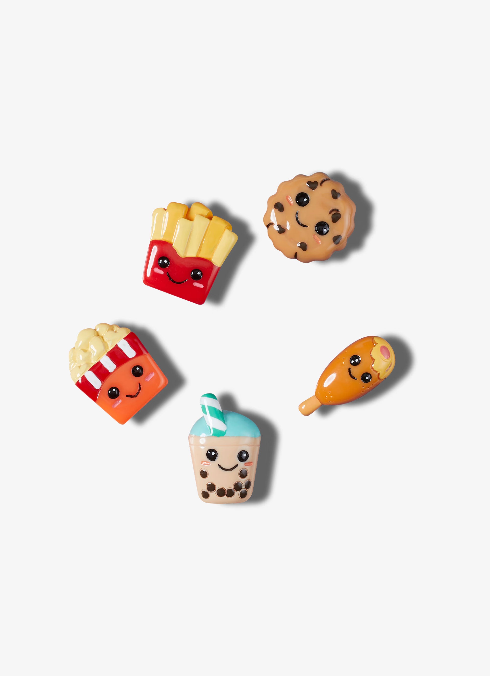 Crocs Jibbitz Bad But Cute Foods  - 5 Pack in Multi