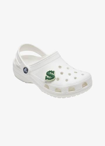 Crocs Jibbitz Dollar Sign in Multi