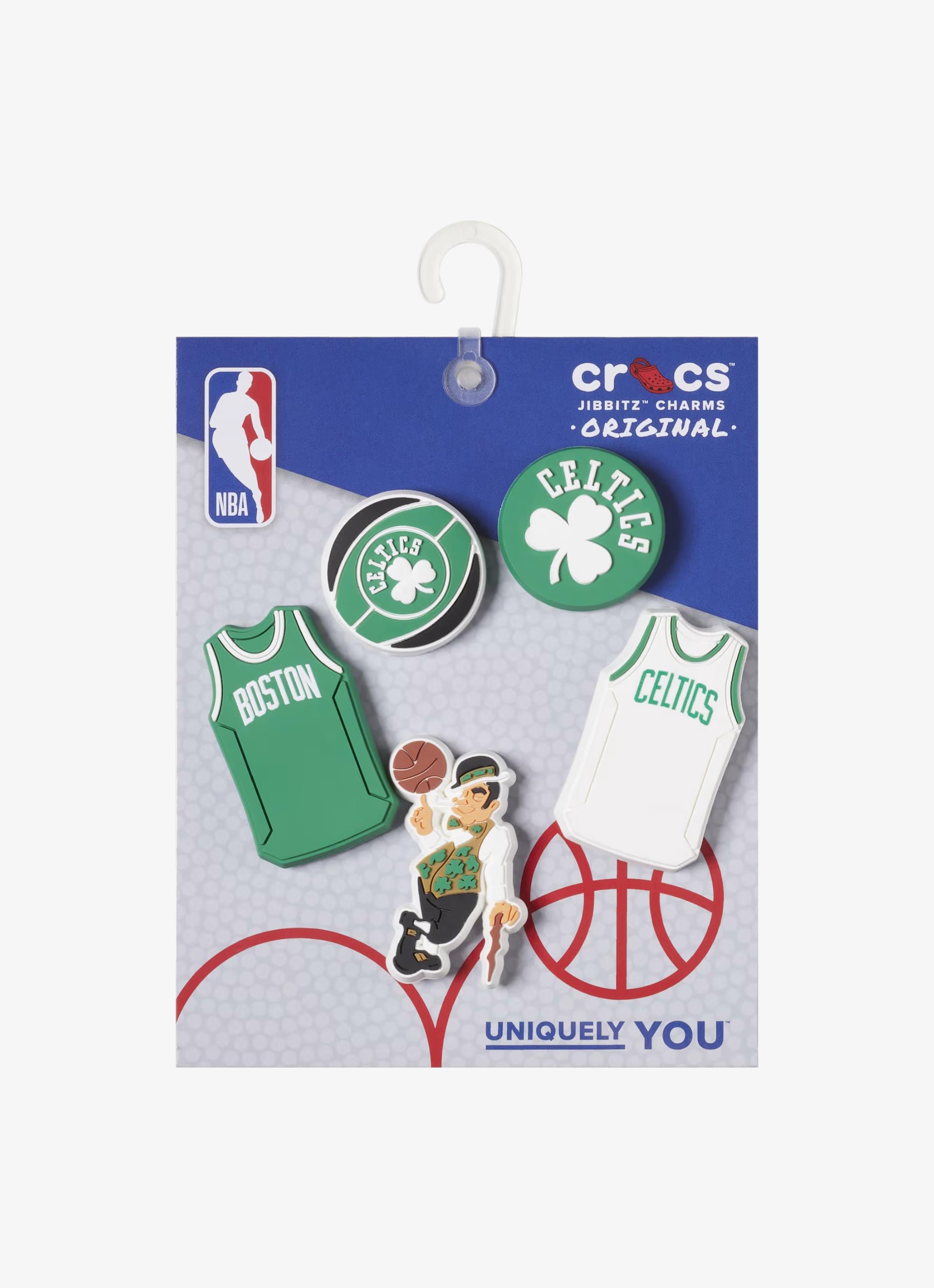 Crocs Jibbitz Nba Boston Celtics 5 Pack in Multi
