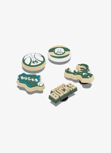 Crocs Jibbitz Nba Milwaukee Bucks 5pc Pack in Multi