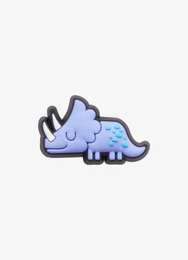 Crocs Jibbitz Purple Dino in Multi