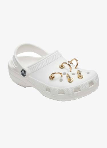 Crocs Jibbitz Summer Nostalgia Gold  - 5pack in Multi