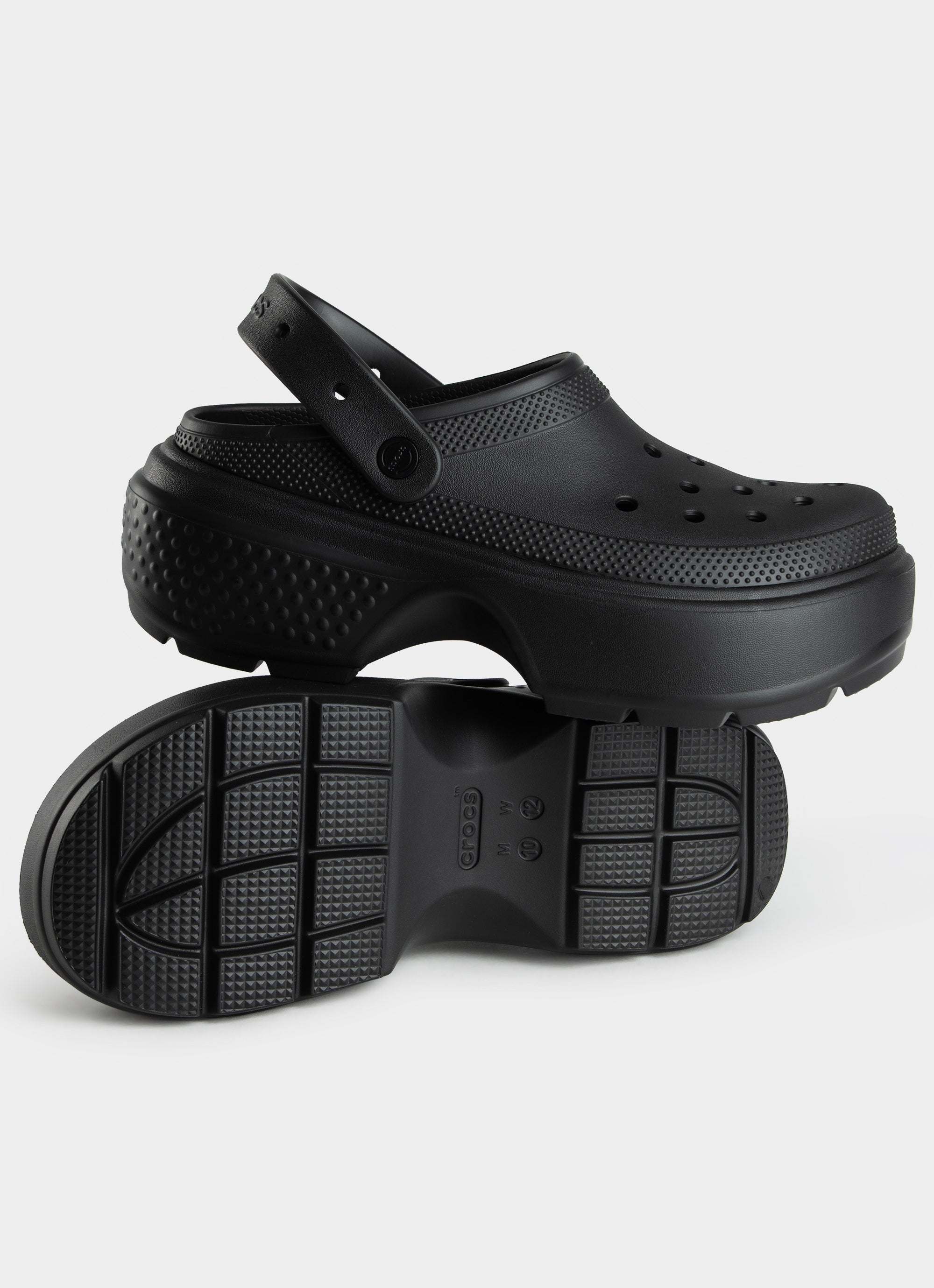 Crocs Stomp Clog - Unisex in Black