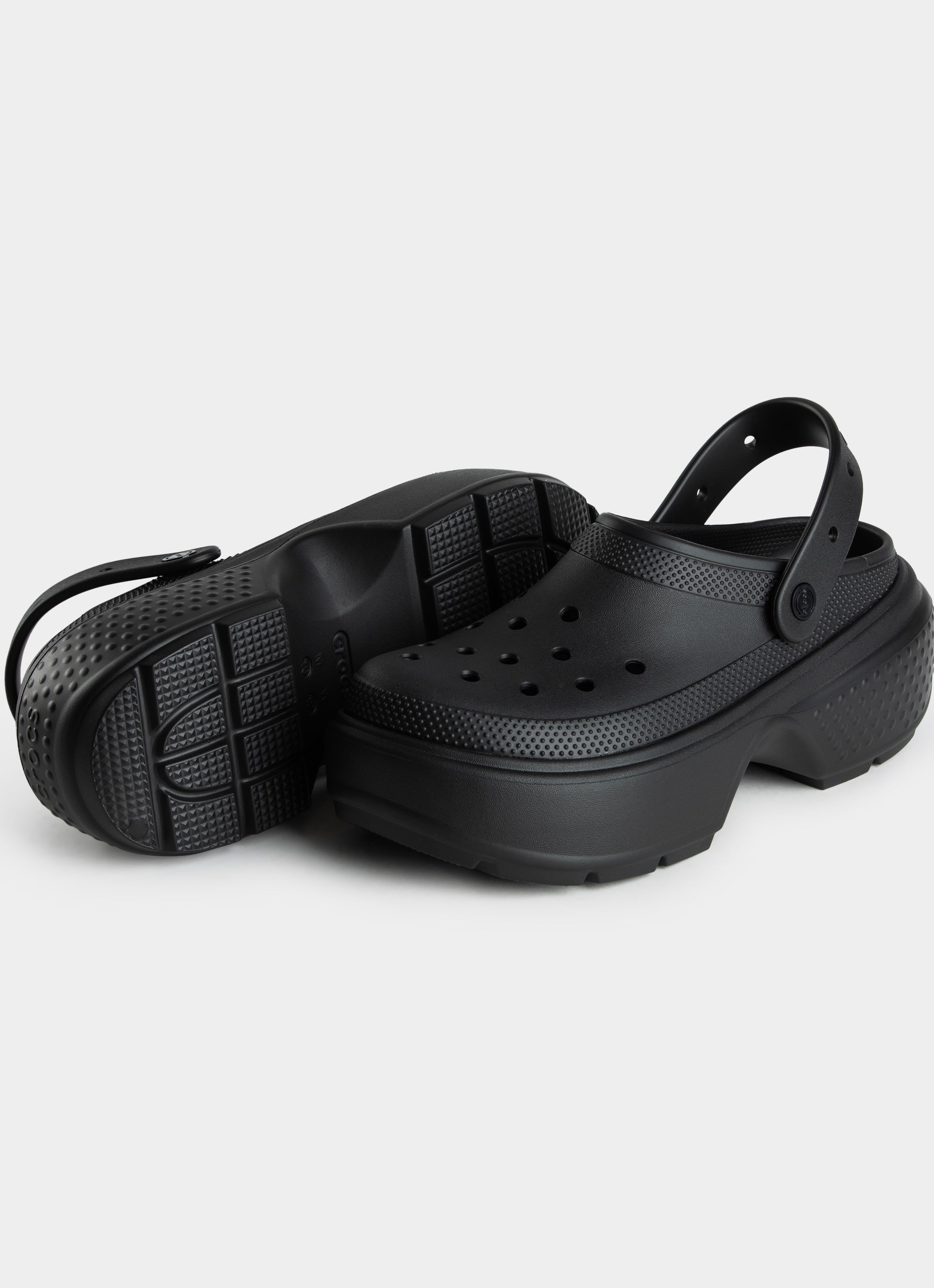 Crocs Stomp Clog - Unisex in Black