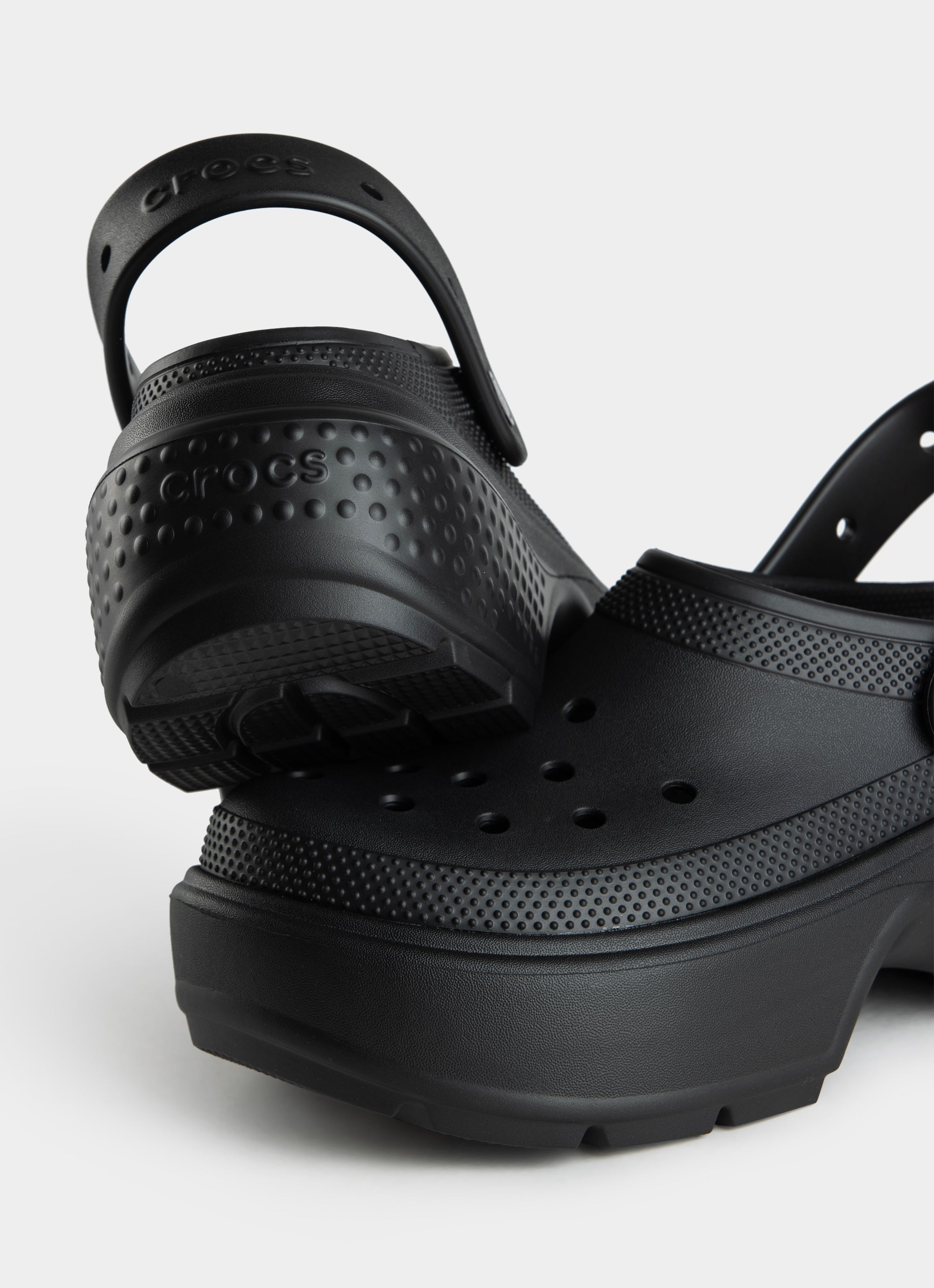 Crocs Stomp Clog - Unisex in Black