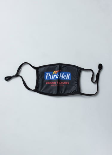 Crooks & Castles Pure Hell Face Mask in Black