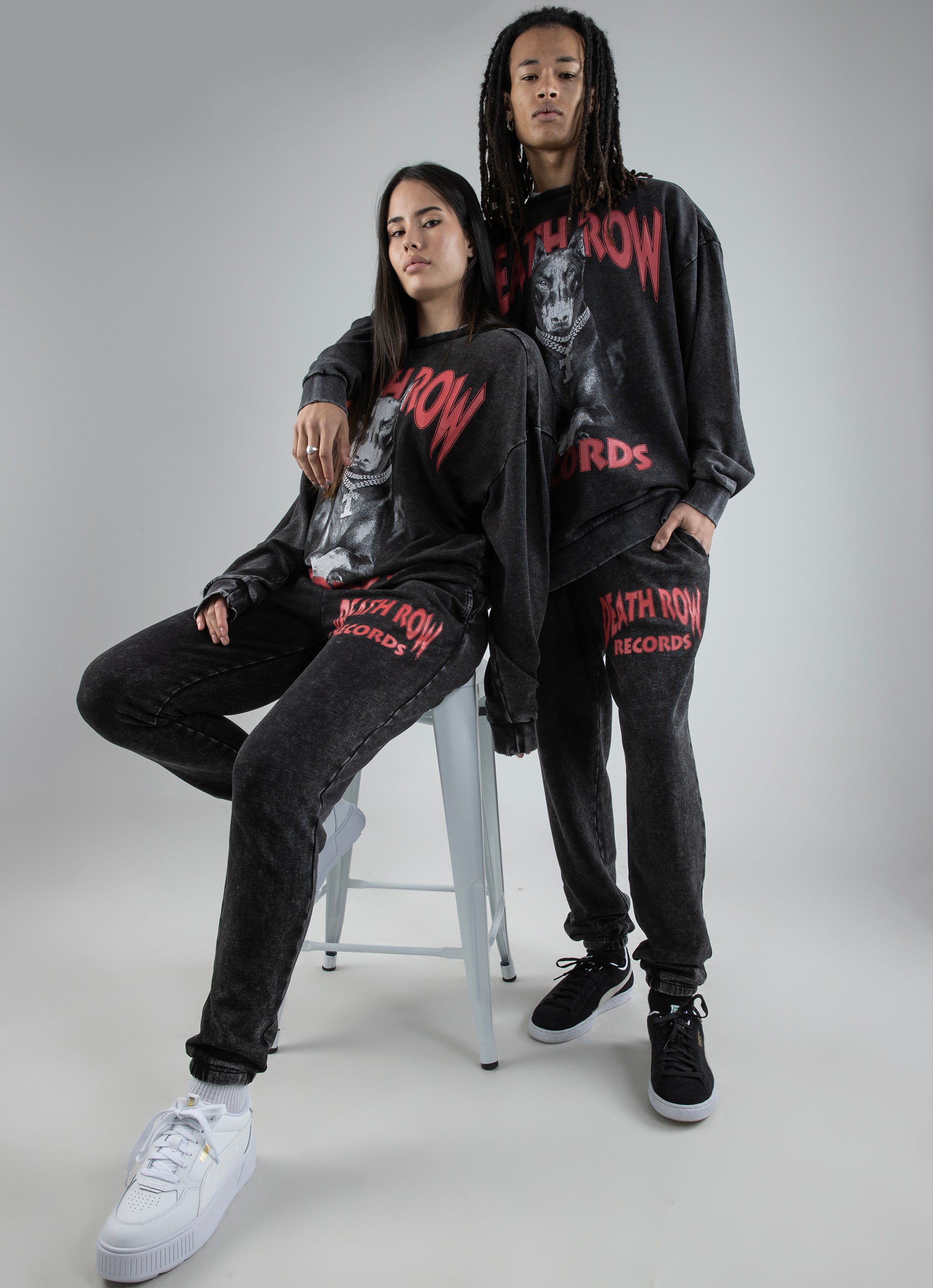 Black acid deals wash joggers