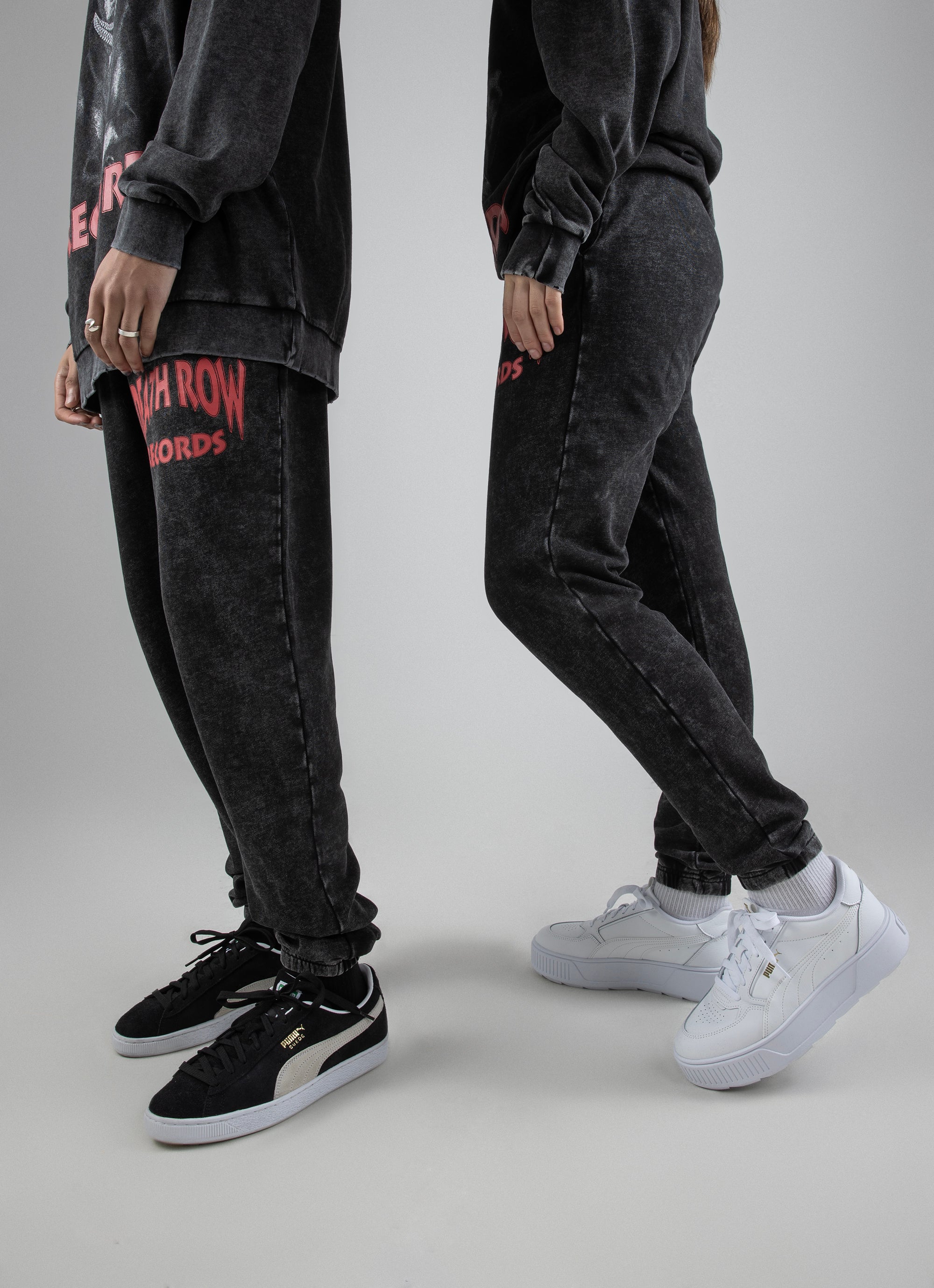 Acid wash joggers mens top