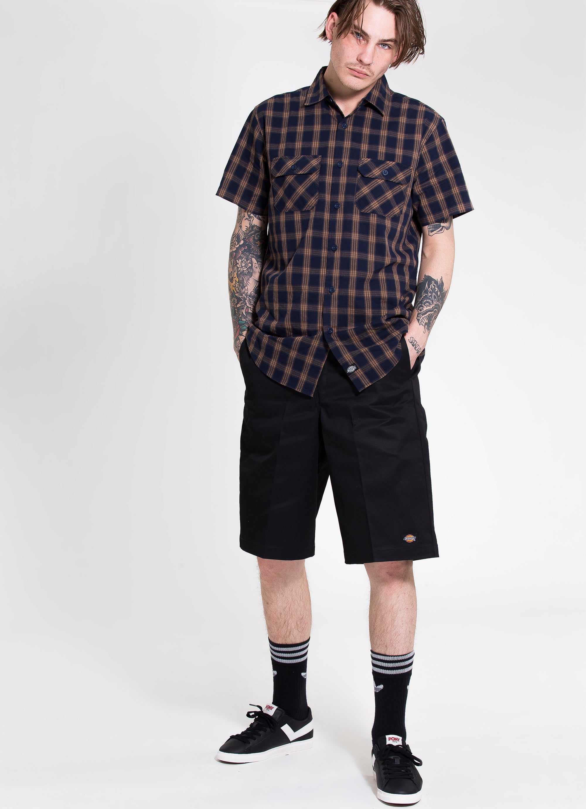 Dickies 13" Work Shorts in Black
