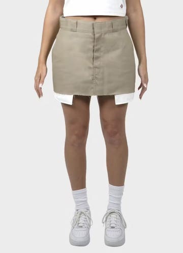 Dickies 874 Mini Skirt - Womens in Brown