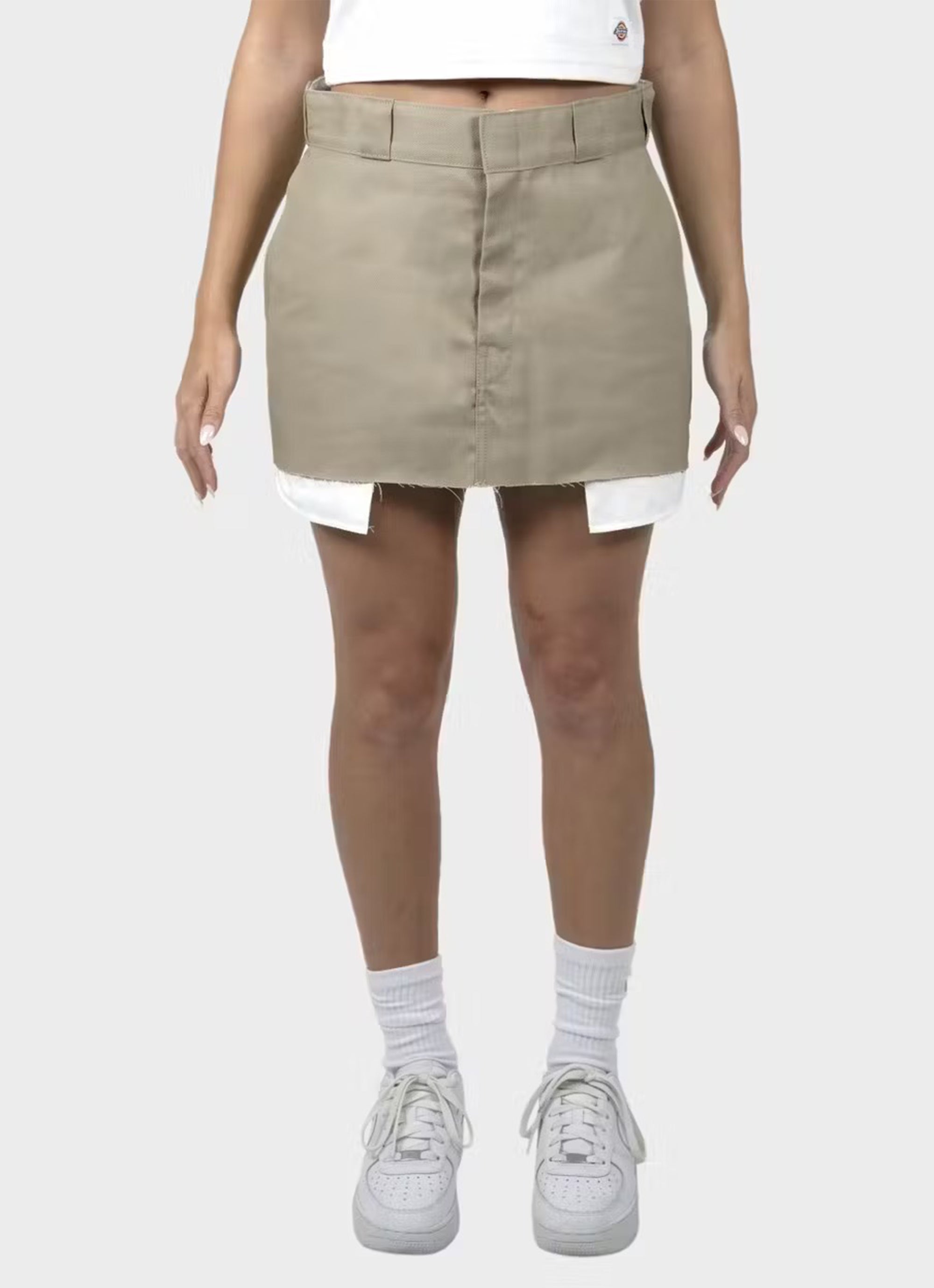 Dickies 874 Mini Skirt - Womens in Brown