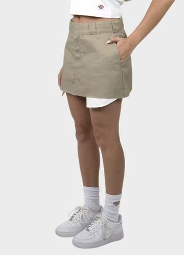 Dickies 874 Mini Skirt - Womens in Brown