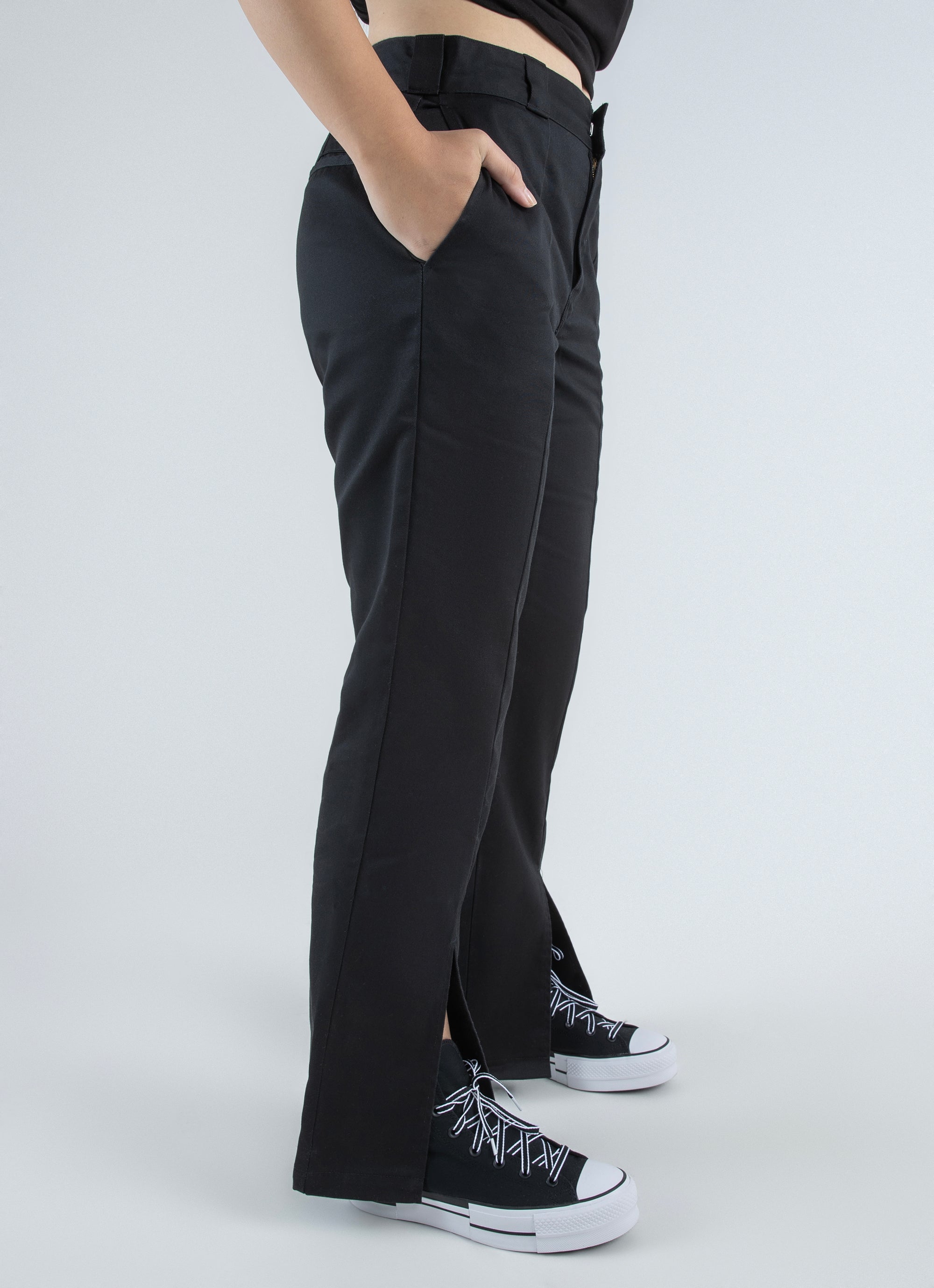 Dickies 874 Split Washed Pants - Womens in Black