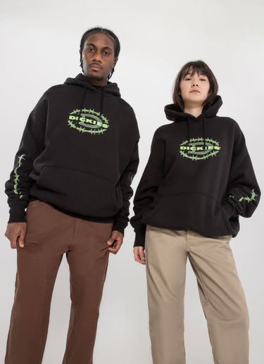 Dickies Barbed Hoodie in Black