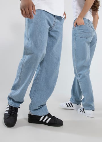 Dickies Relaxed Straight Fit Jeans in Blue