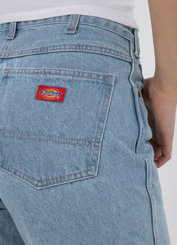 Dickies Relaxed Straight Fit Jeans in Blue