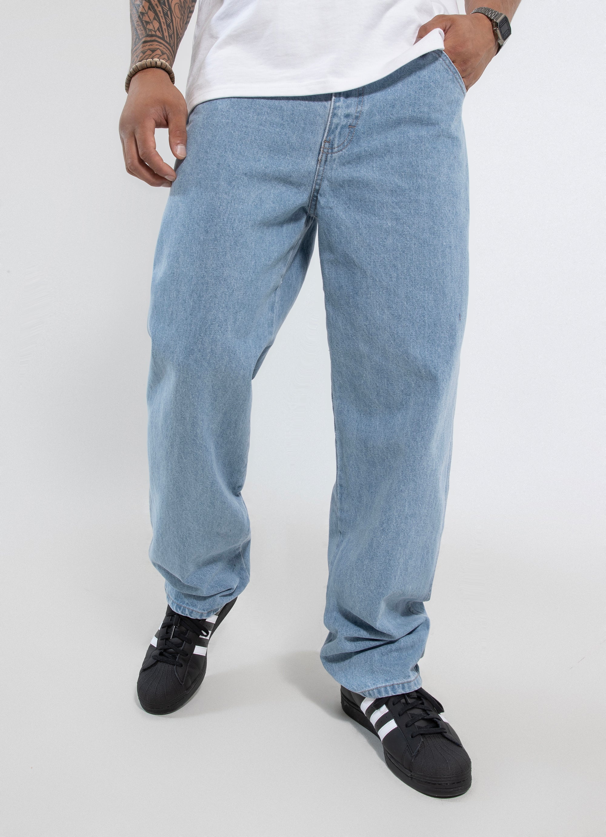 Dickies Relaxed Straight Fit Jeans in Blue