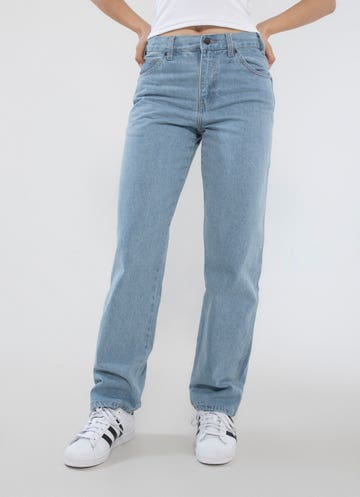 Dickies Relaxed Straight Fit Jeans in Blue