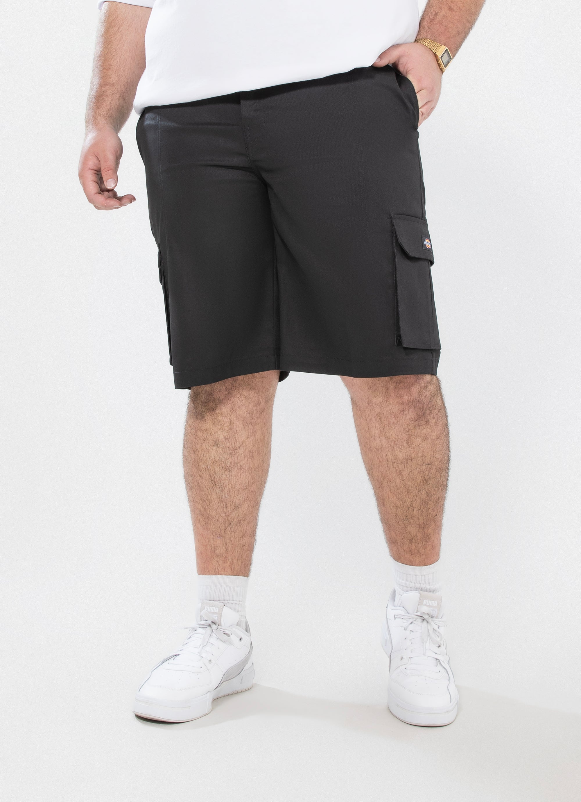 Dickies Slim Cargo Short - Big & Tall in Black