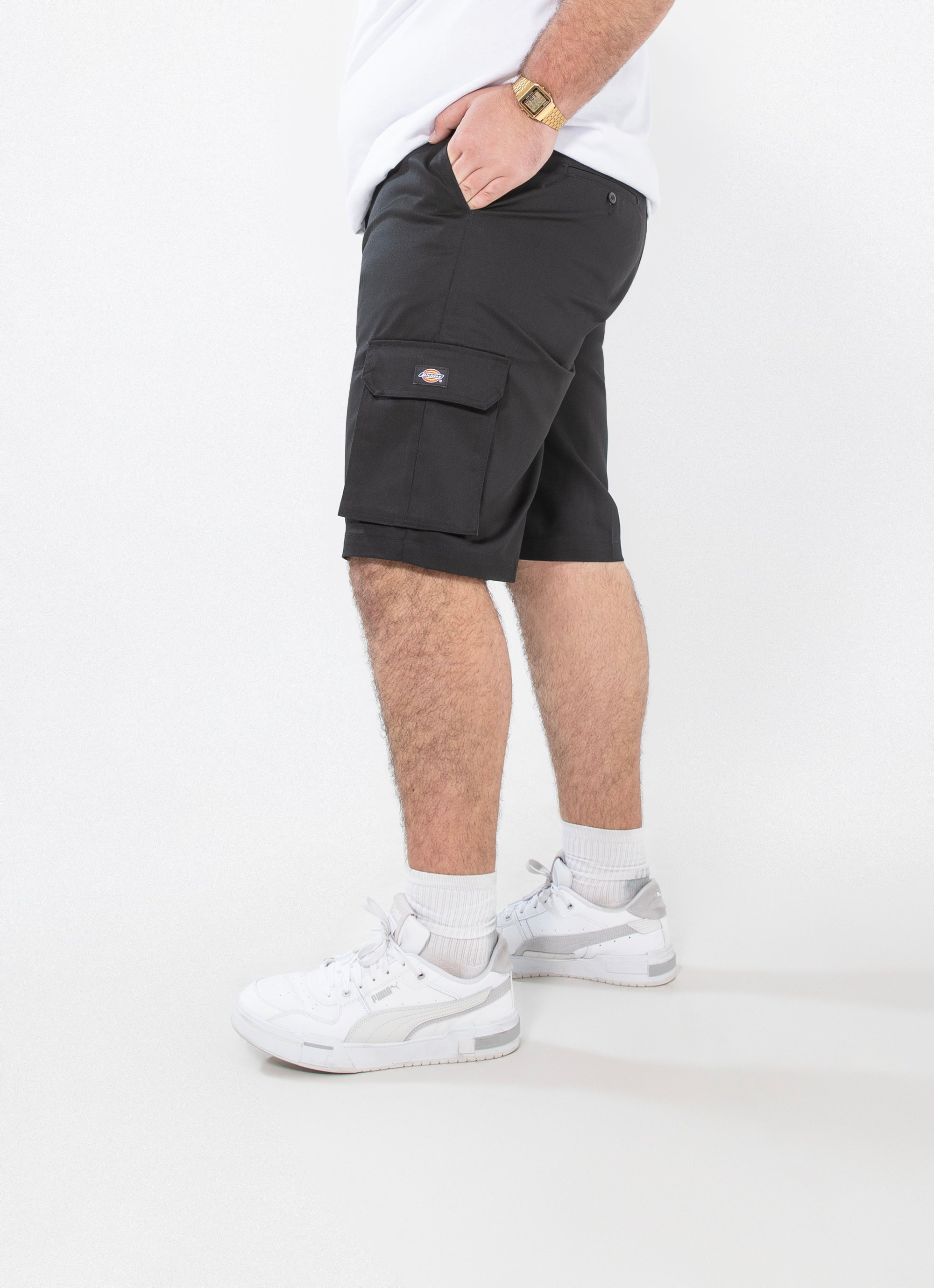 Dickies Slim Cargo Short - Big & Tall in Black