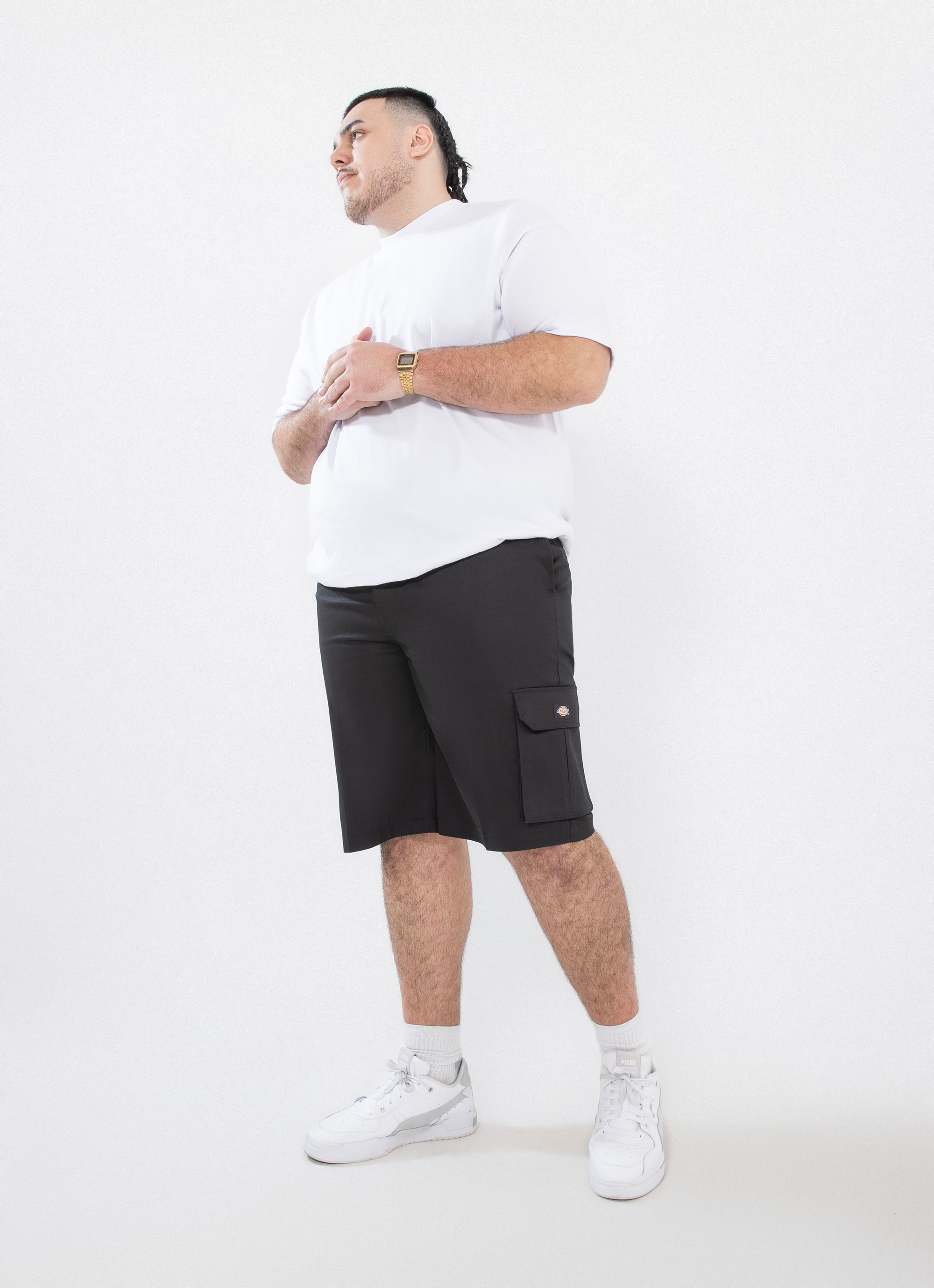 Dickies Slim Cargo Short - Big & Tall in Black