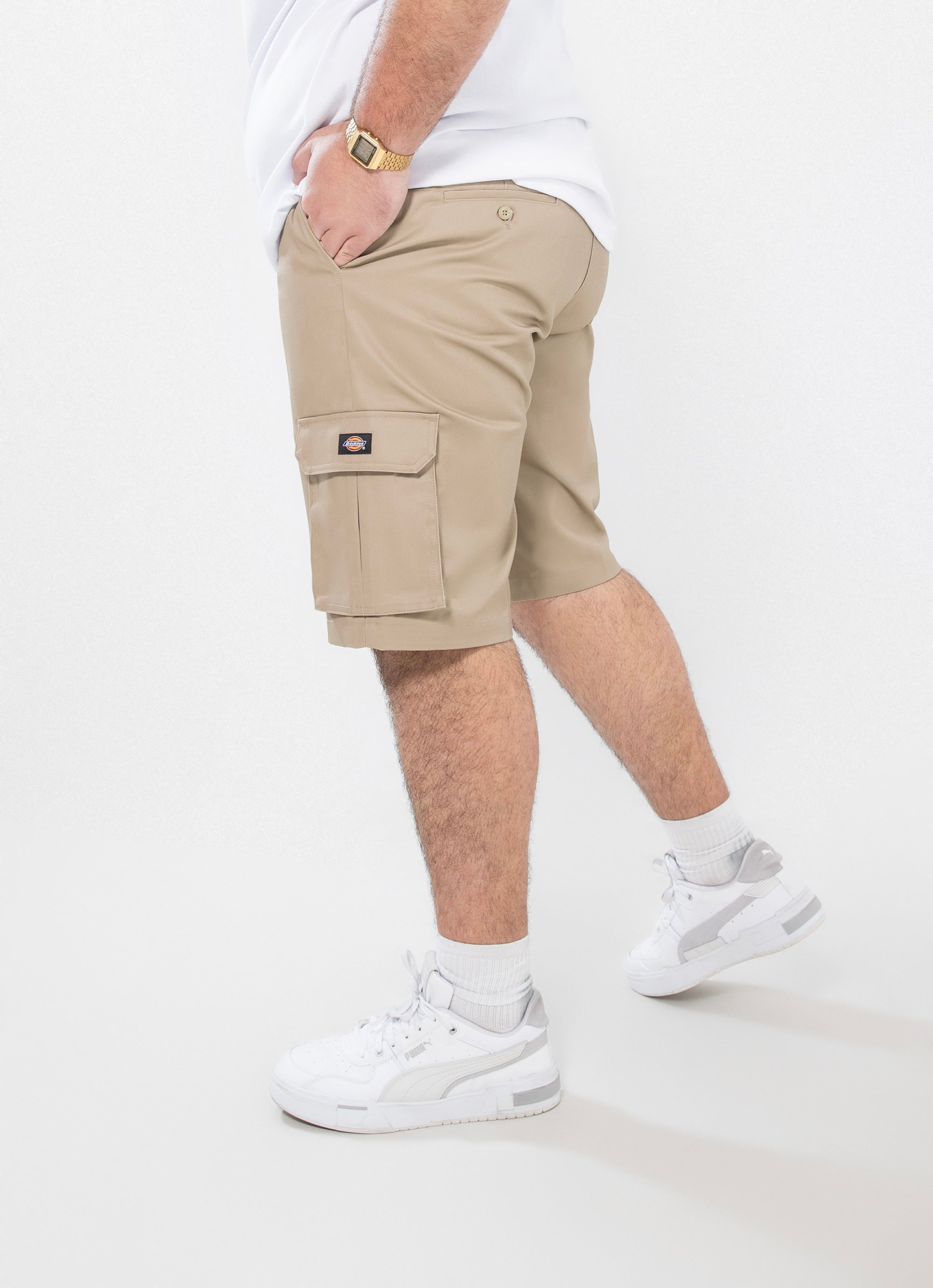 Dickies Slim Cargo Short - Big & Tall in Brown