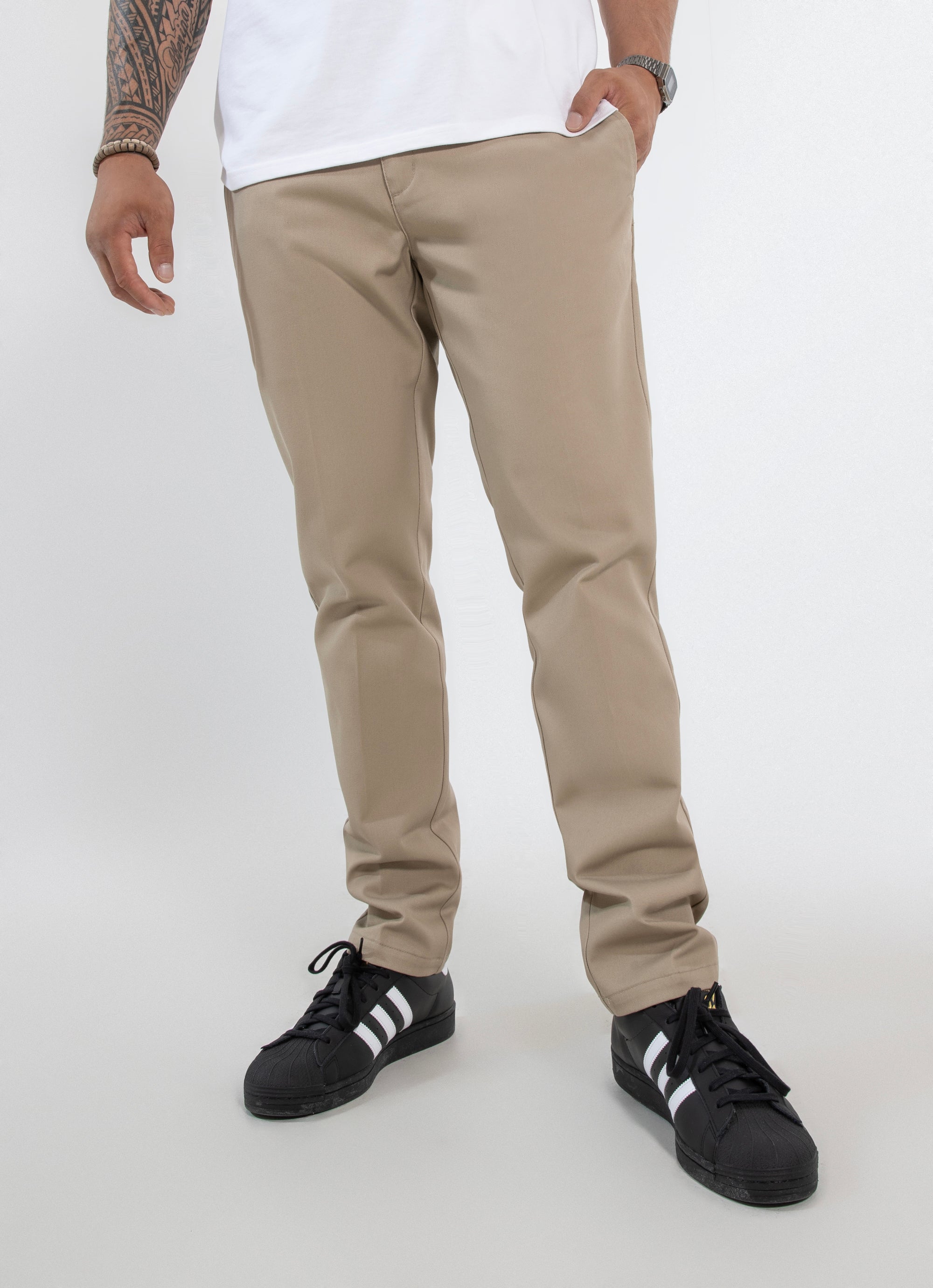 Dickies Slim Fit Work Pant in Brown Red Rat