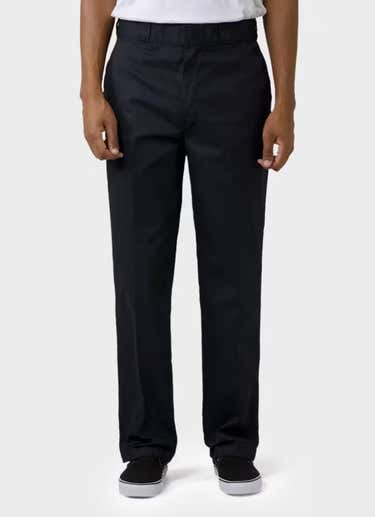 Dickies Slim Straight Fit Work Pant in Black