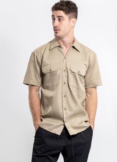 Dickies Work Shirt in Brown