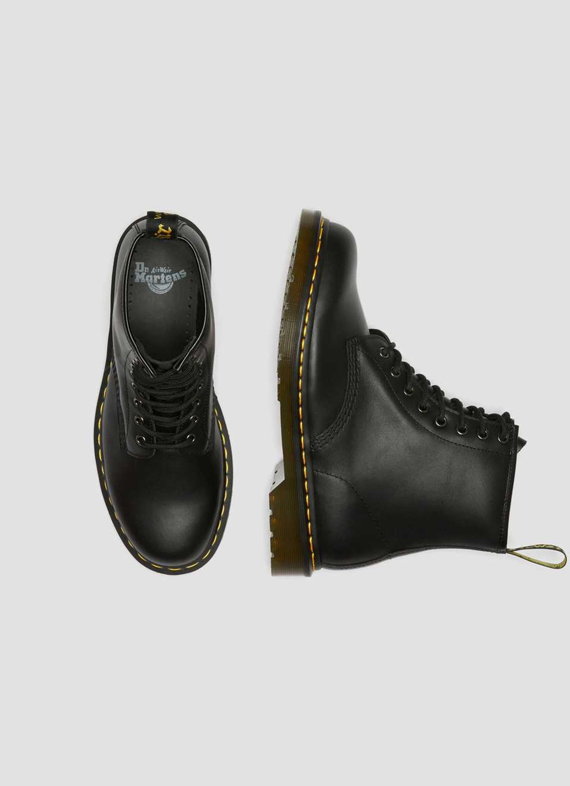 Dr. Martens 1460 Nappa 8 Eye Boots in Black