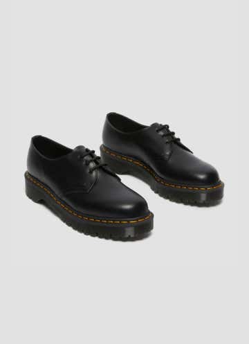 Dr. Martens 1461 Bex Smooth 3 Eye Shoes in Black