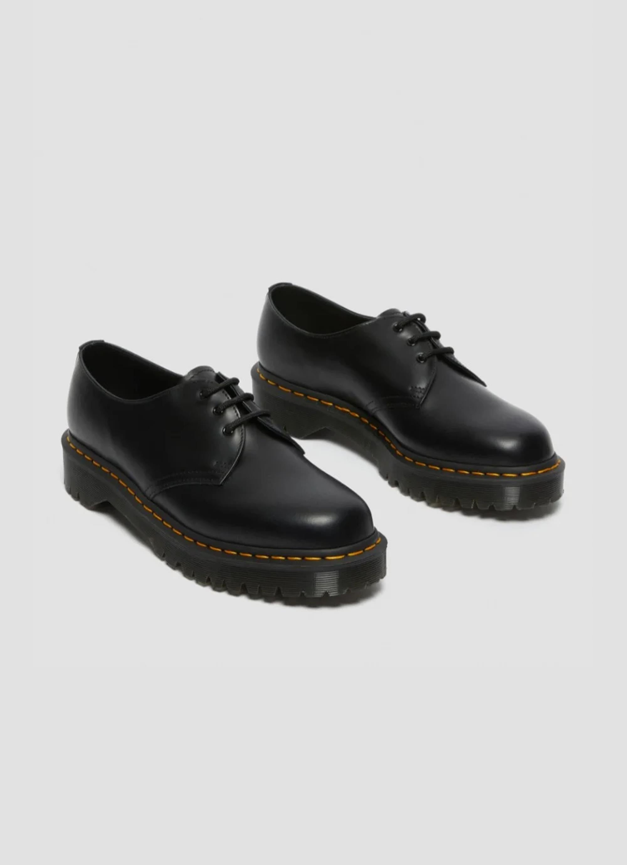 Dr. Martens 1461 Bex Smooth 3 Eye Shoes in Black