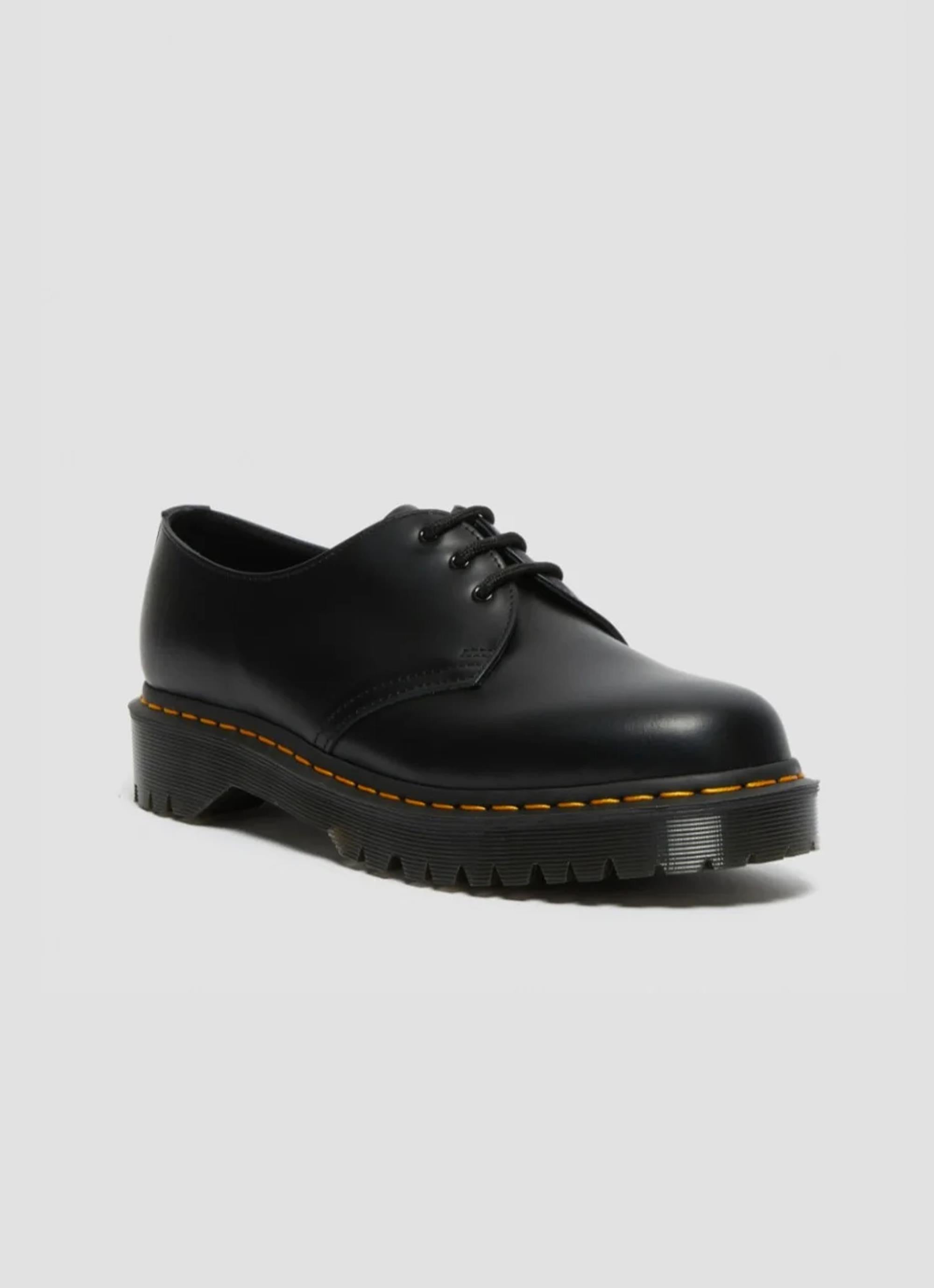 Dr. Martens 1461 Bex Smooth 3 Eye Shoes in Black