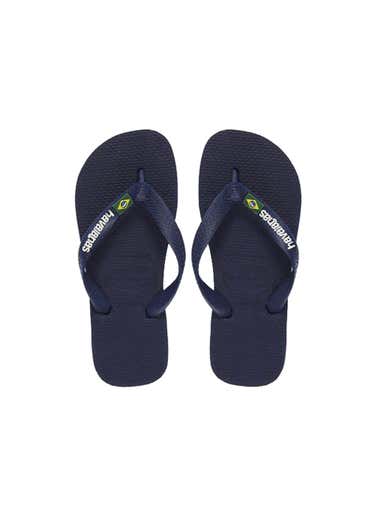 Havaianas Kids Brazil Logo in Blue