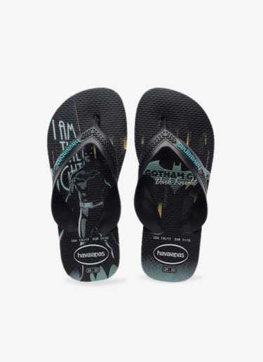 Havaianas Max Heroes Jandals - Kids in Black