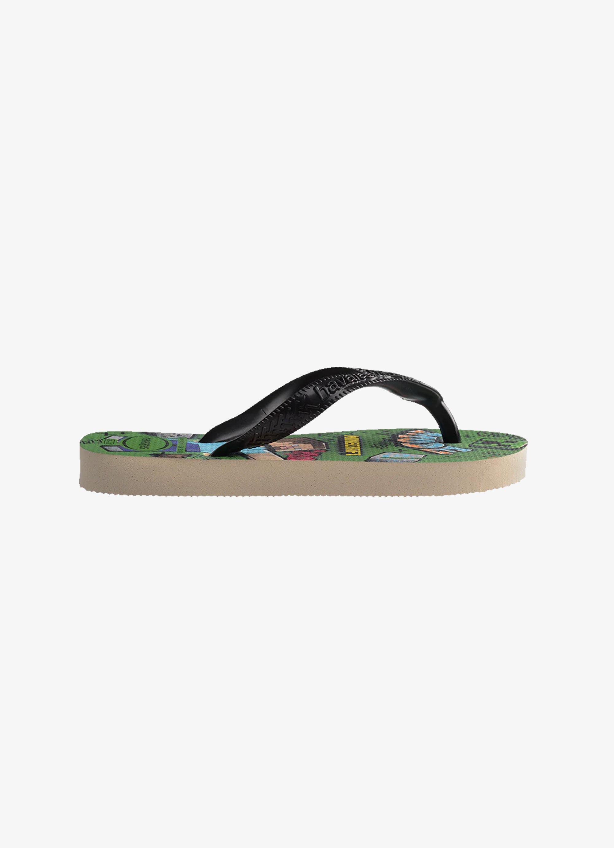 Tongs Havaianas Minecraft - Sandales Flip-flop Pour Garçons - Neuf Avec Emballage