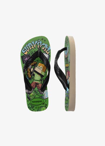 Claquette Havaianas Tongs Havaianas Kids Minecraft - Taille Garçon