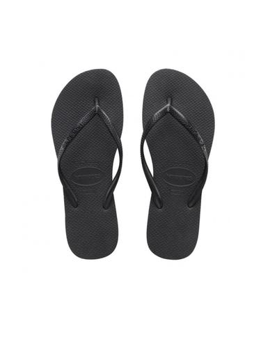 Havaianas Slim Basic Flip Flops - Womens in Black