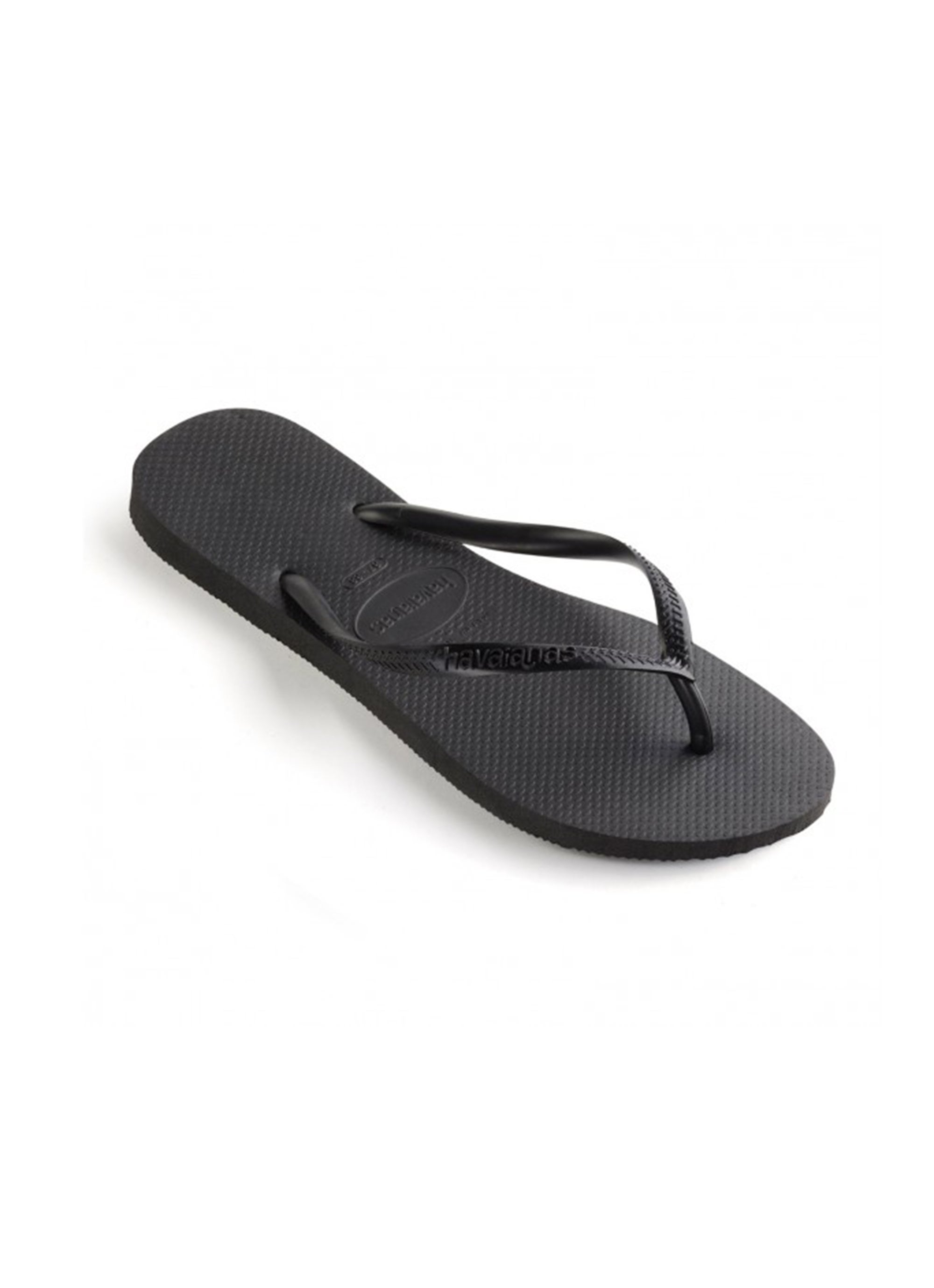 Havaianas Slim Basic Flip Flops - Womens in Black