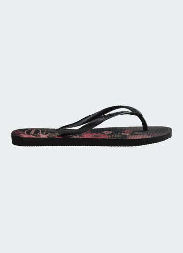 Havaianas Slim Organic Flip Flops - Womens in Black