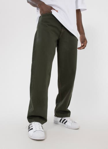 Lee L-four Baggy Relaxed Pants in Green