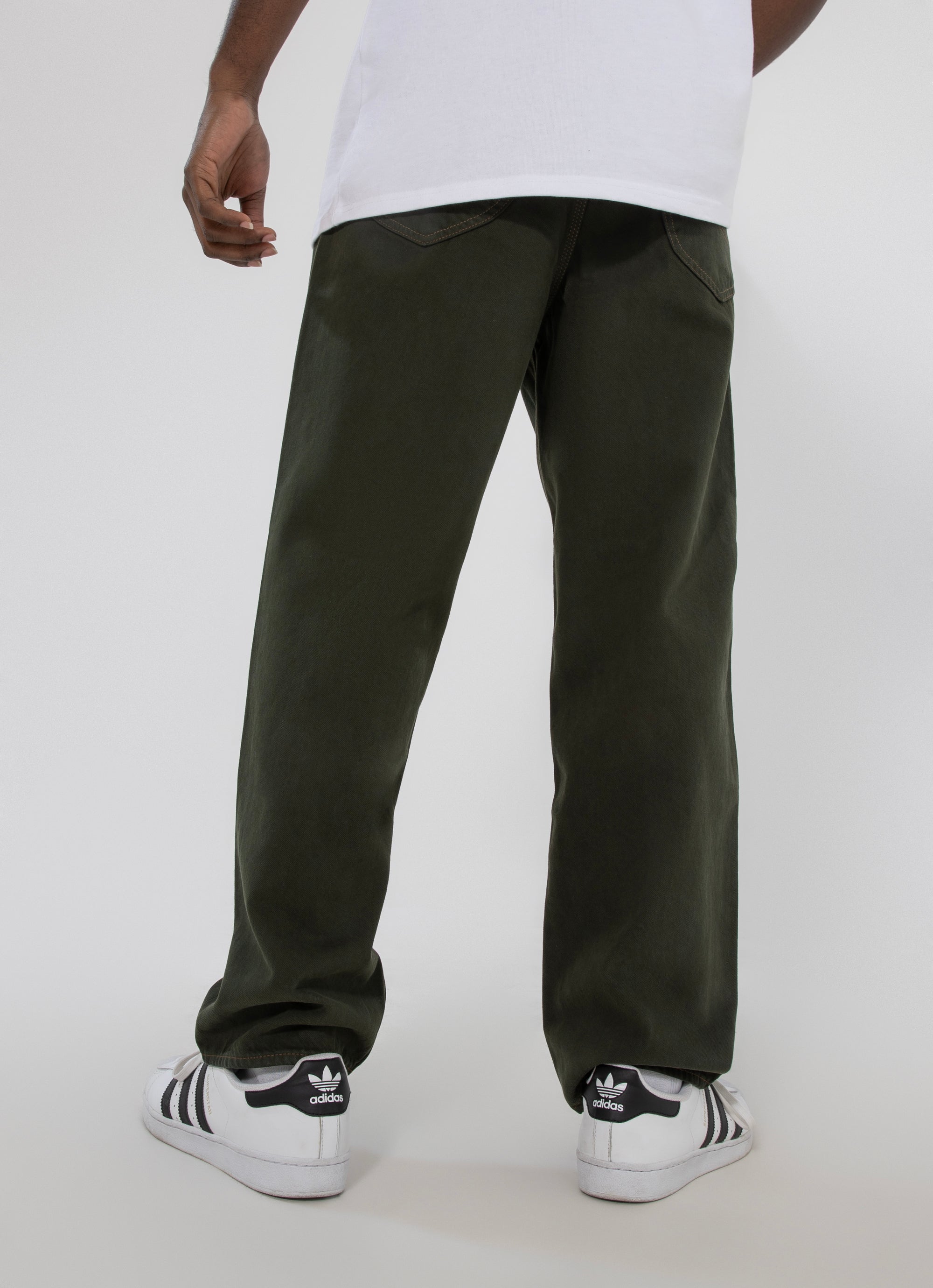 Lee L-four Baggy Relaxed Pants in Green